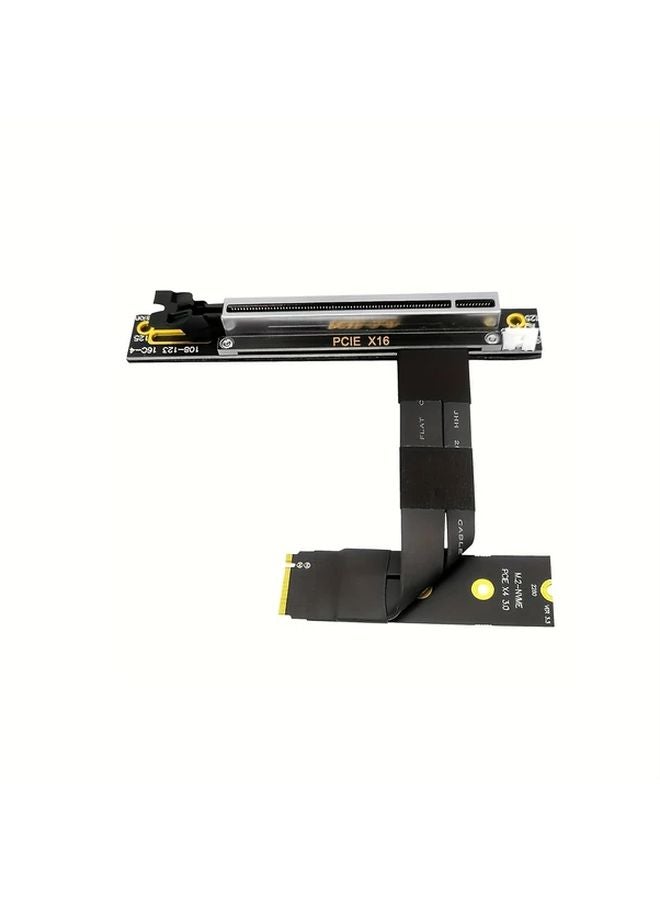7.87inch M.2 to PCIe x16 Riser Card Adapter for NVME SSD and Graphics Card GPU - Image 1